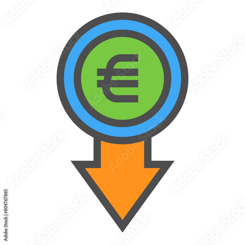 euro fell