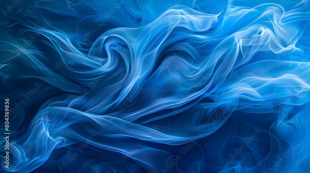 Obraz premium blue wave background