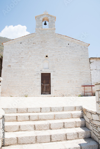 The Monastery of St. Nicholas in Porto Palermo in Albania