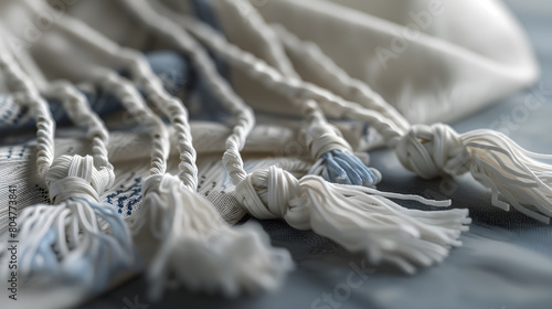 Illustrative Guide to Jewish Tzitzit Wearing and Tying Rituals