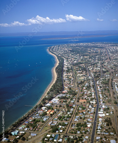 The coastal Queensland town of Hervey Bay. photo