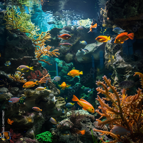 Underwater Paradise  Tropical Fish and Coral Reef Ecosystem