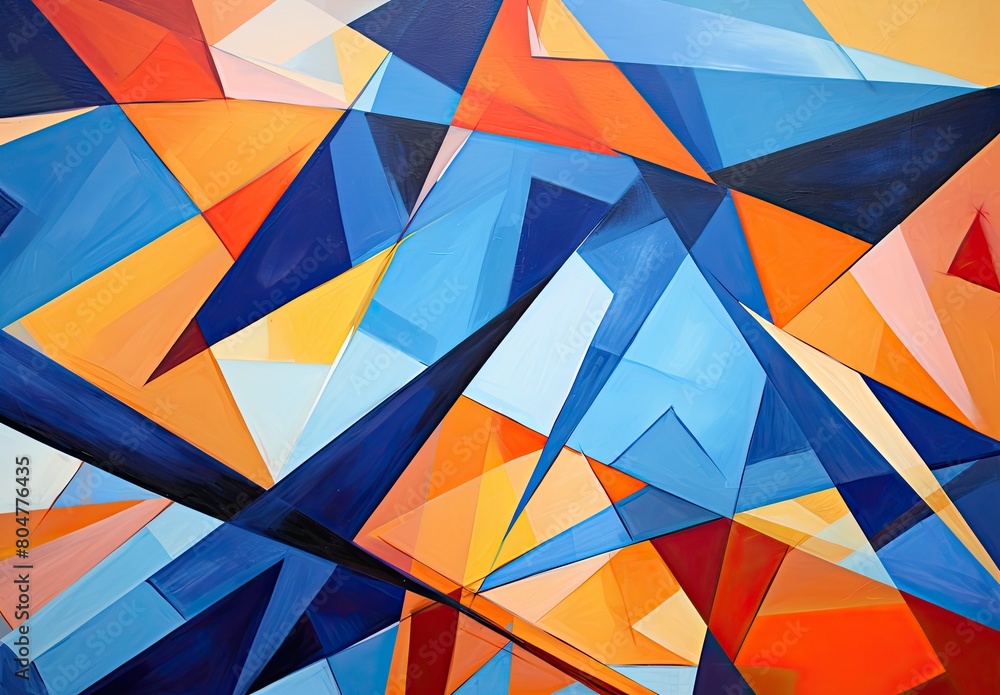 Vibrant abstract geometric shapes Vibrant abstract geometric shapes