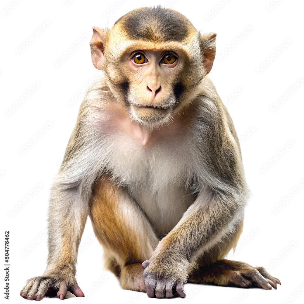 Monkey isolated on transparent background Monkey isolated on transparent background