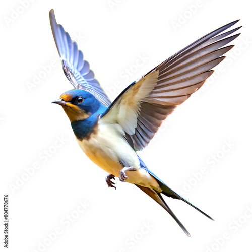 Swallow isolated on transparent background