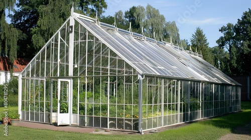 Greenhouses - Structures used for growing plants in controlled environments. 