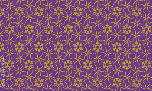 菖蒲の花のシームレスパターン