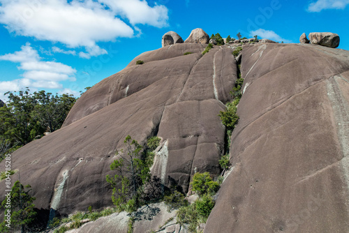 Granite Cliffs and Boulders of Girraween National Park, Queensland photo