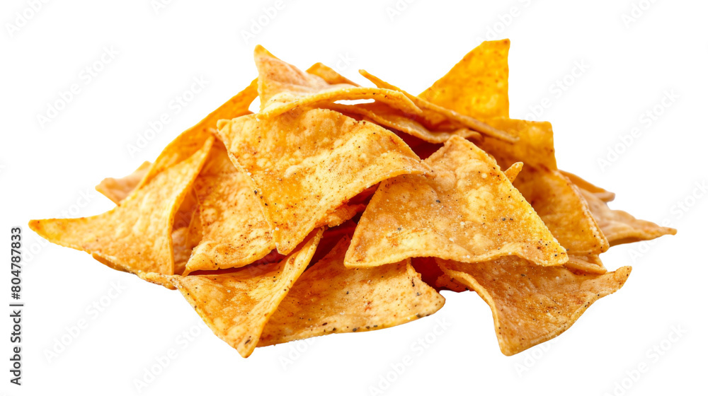 Nachos on a white background, png Nachos on a white background, png