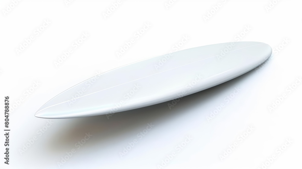 A 3D render of a minimalist surfboard, sleek and lightweight, with a matte finish that cuts smoothly through the waves, Sharpen isolated on white background A 3D render of a minimalist surfboard, sleek and lightweight, with a matte finish that cuts smoothly through the waves, Sharpen isolated on white background