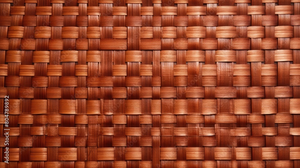 Brown bamboo weave texture, a nature background with handicraft charm. Ai Generated. Brown bamboo weave texture, a nature background with handicraft charm. Ai Generated.