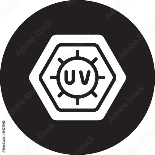 uv glyph icon