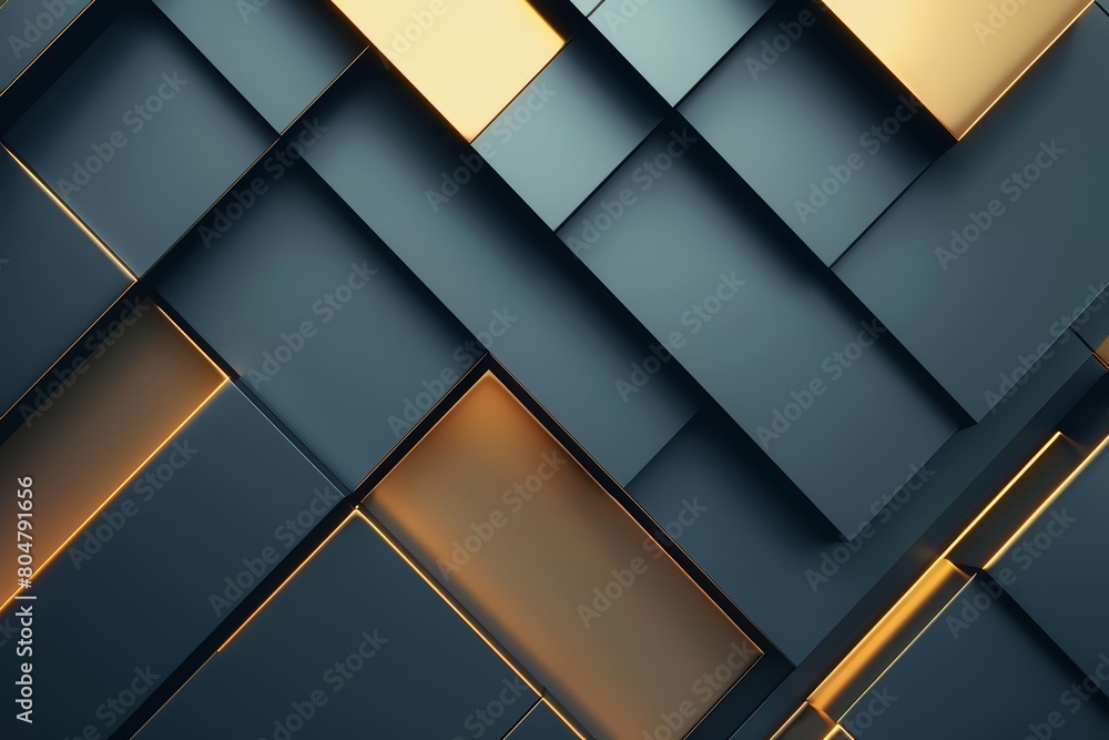 Create a 3D rendering of a geometric pattern Create a 3D rendering of a geometric pattern