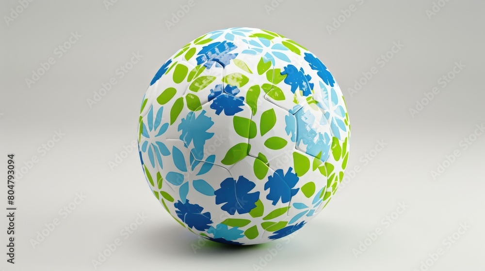 Explore the intricacy of a 3D rendered soccer ball, where cutting-edge technology meets the world's most beloved sport. Ai Generated. Explore the intricacy of a 3D rendered soccer ball, where cutting-edge technology meets the world's most beloved sport. Ai Generated.