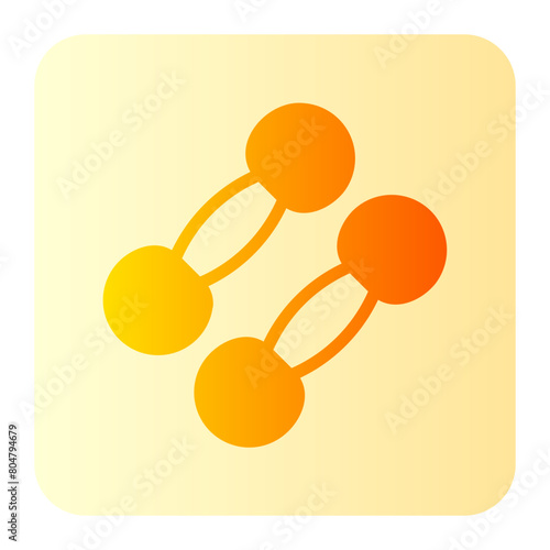dumbbell gradient icon