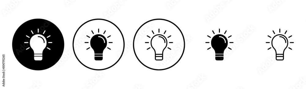 Lamp icon set. Light bulb icon vector. idea symbol. Lamp icon set. Light bulb icon vector. idea symbol.