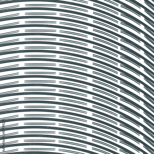 Texture in the form of rounded lines and intermittent short stripes.
