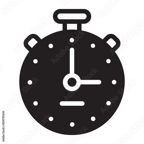 stopwatch glyph icon