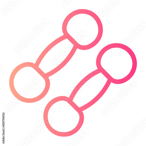 dumbbell gradient icon