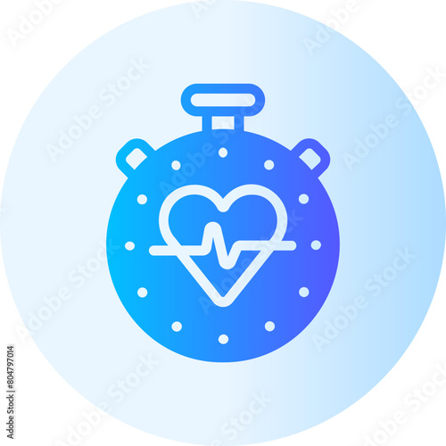 time gradient icon