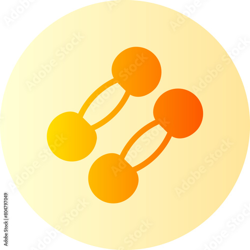 dumbbell gradient icon