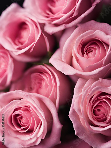 pink roses background