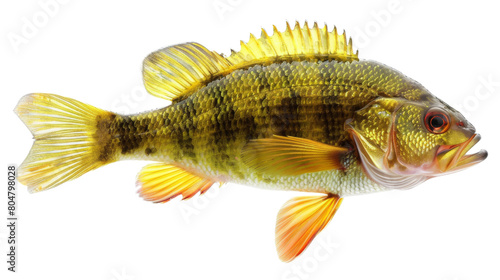 Fish , gold fish, on white background, png transparent