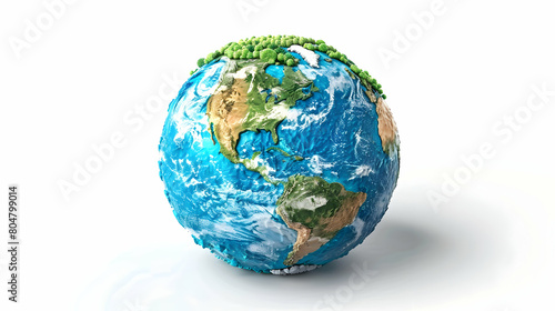 3D Cartoon Icon  Climate Change Education Concept - Educating the Public on the Science  Impacts  and Actions Needed to Address Global Warming