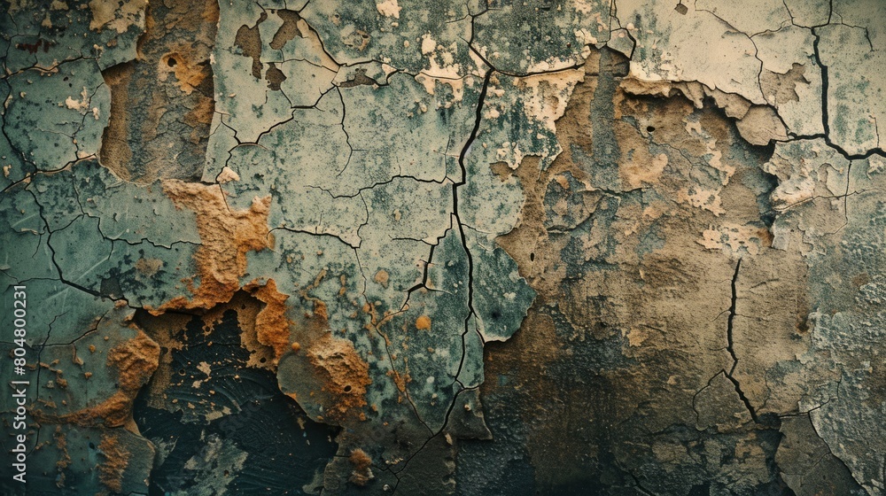 Blue and brown color background on a textured wall. Serene and earthy tones for an inviting atmosphere. Blue and brown color background on a textured wall. Serene and earthy tones for an inviting atmosphere.