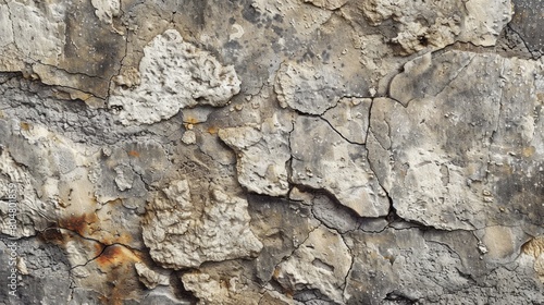 Nature's patina: Rust and dirt add character to a textured rock wall, a testament to natural beauty.
