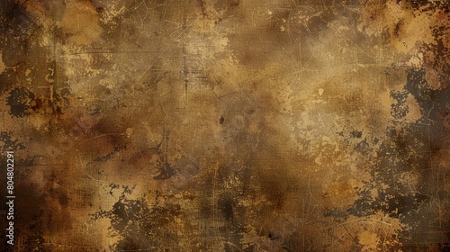 Abstract decay: Paint splatters and rust converge on a textured wall, capturing the beauty in the passage of time. photo