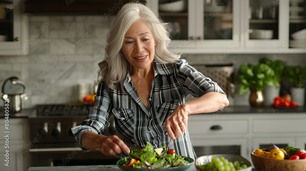 woman, food, salad, eating, cooking, home, smiling, healthy, vegetables, meal, diet, dinner, table, people, vegetable, lunch, senior, eat, family, person, smile, child, restaurant, lifestyle, kitchen woman, food, salad, eating, cooking, home, smiling, healthy, vegetables, meal, diet, dinner, table, people, vegetable, lunch, senior, eat, family, person, smile, child, restaurant, lifestyle, kitchen