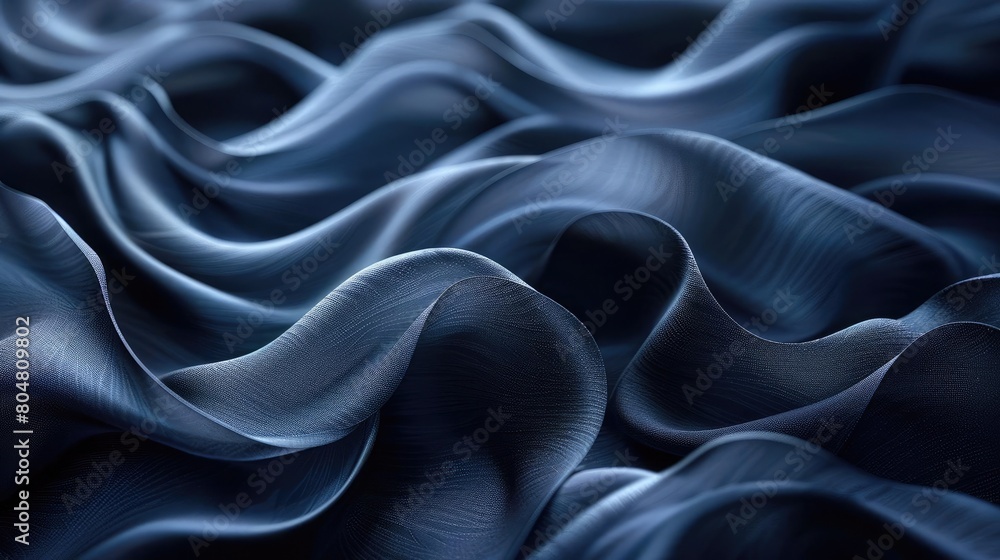 Obraz premium Blue wavy pattern.