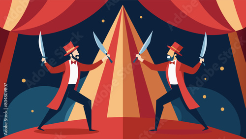 Join us under the big top to witness the spinetingling act of our knife juggling duo as they toss sharp blades at each other the potential for.