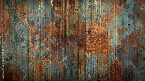 Rustic Decay: A Worn and Damaged Wooden Surface, Evoking the Beauty of Age.