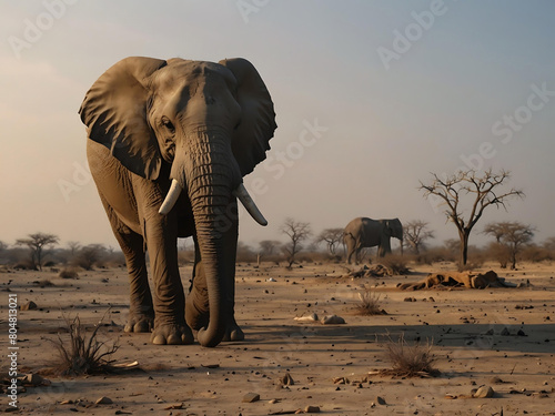 Protection of Elephants in dry environments, global warming