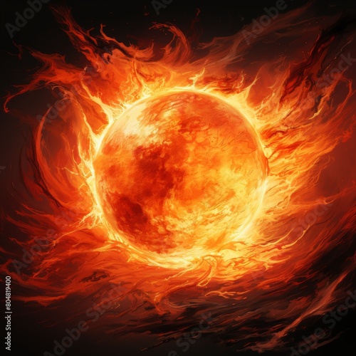 The surface of the sun is a roiling inferno. © NEW