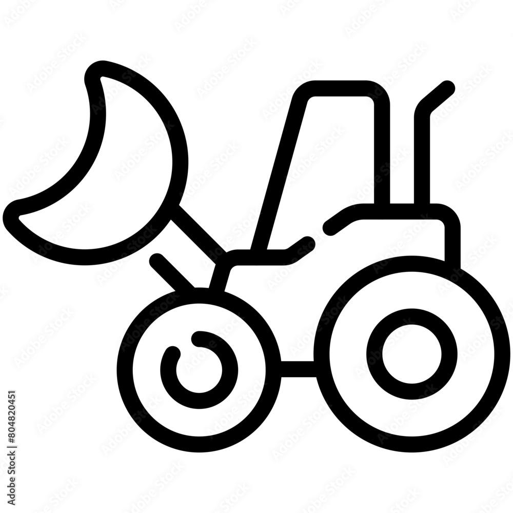 exavator line icon exavator line icon
