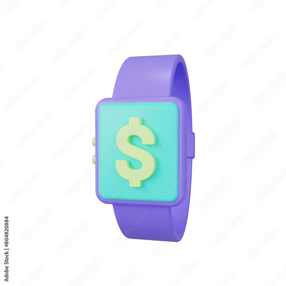 smartwatch 3d render icon smartwatch 3d render icon
