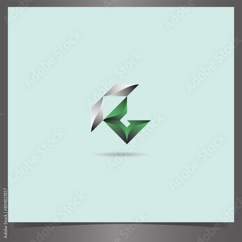 Free Download RG Illustration Logo Design Template, RG vector logo design - GFXLoad