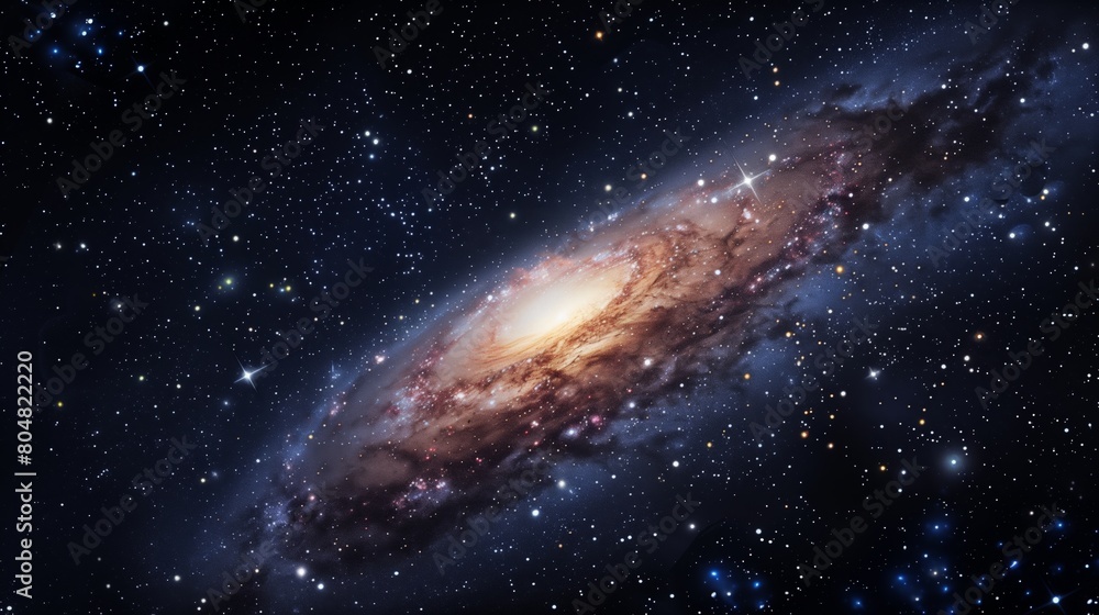 Obraz premium Spiral Galaxy Background