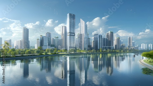 modern city skyline