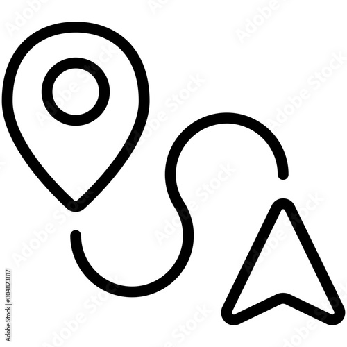 navigator line icon