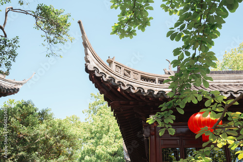 Obraz na płótnie Yuyuan Yu Garden traditional architecture in Shanghai, China w salonie