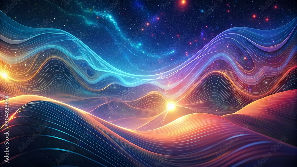 Abstract Inspiration, Glowing Colors & Hypnotic Lines Abstract Inspiration, Glowing Colors & Hypnotic Lines