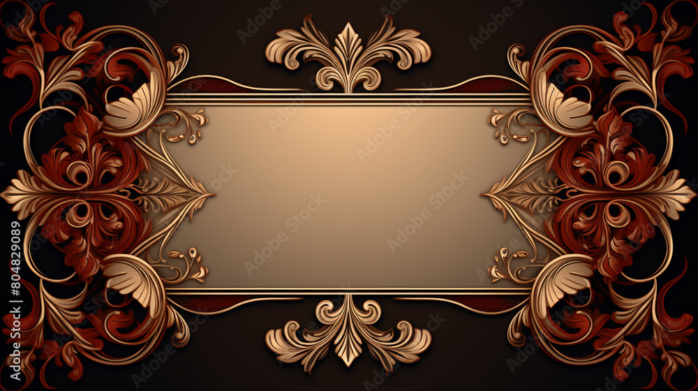 gold and red classic relief frame gold and red classic relief frame