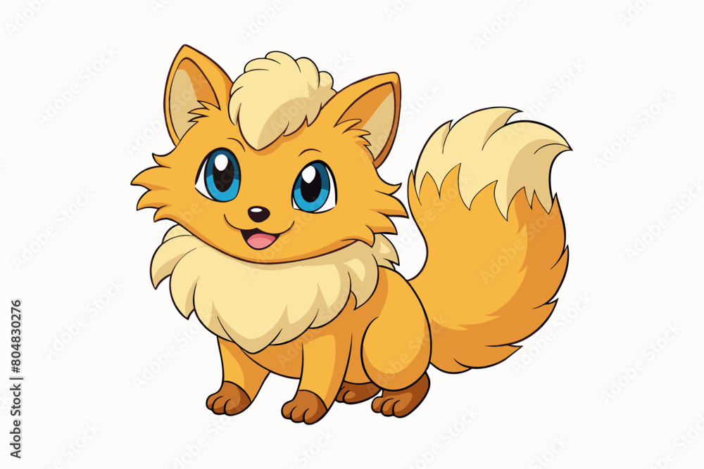 flufftail cartoon vector illustration flufftail cartoon vector illustration