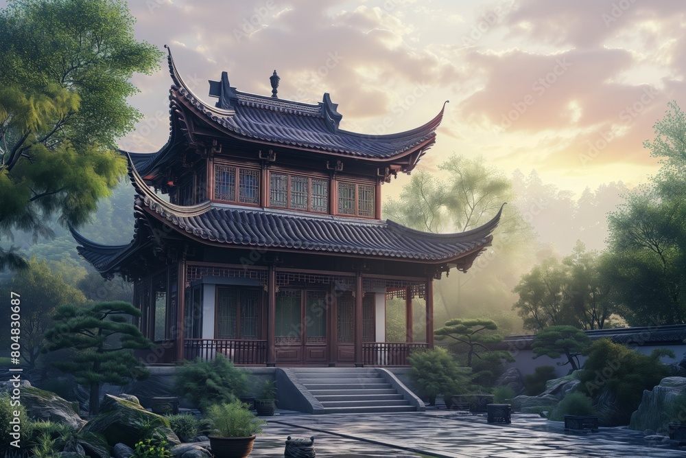traditional chinese house ancient building traditional chinese house ancient building