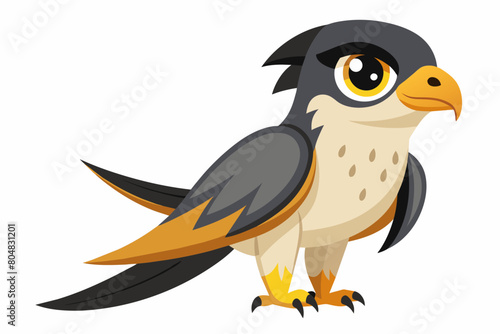 falconet cartoon vector illustration © Shiju Graphics