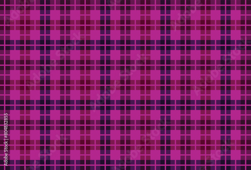 Seamless checkered vector pattern. Seamless checkered vector pattern. Coarse vintage Purple plaid fabric texture. Abstract geometric background. Tablecloth for picnic Texture...